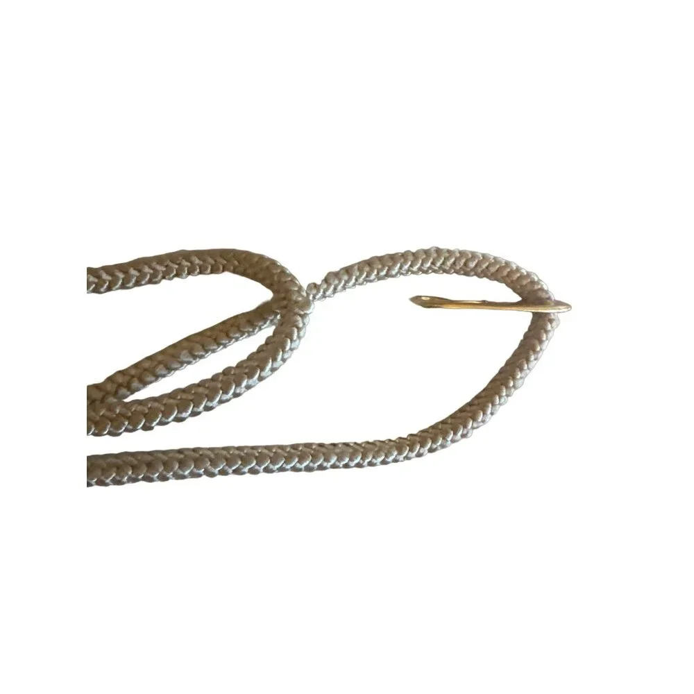 Twisted Animal Print Beige Black Waist Belt‎ Size M / L
